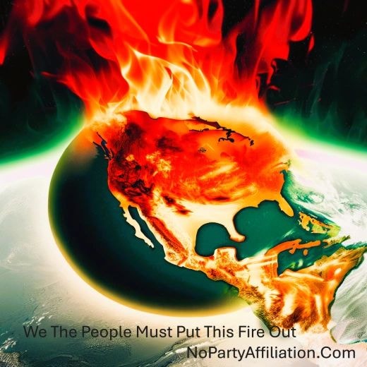 We The People Must Put This Fire Out — NoPartyAffiliation.Com